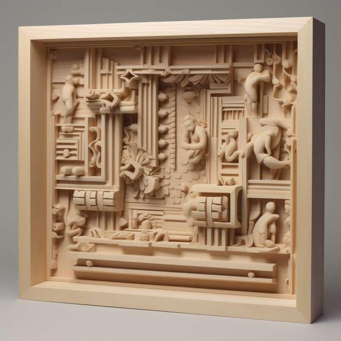 نموذج ثلاثي الأبعاد لآلة CNC 3D Art 